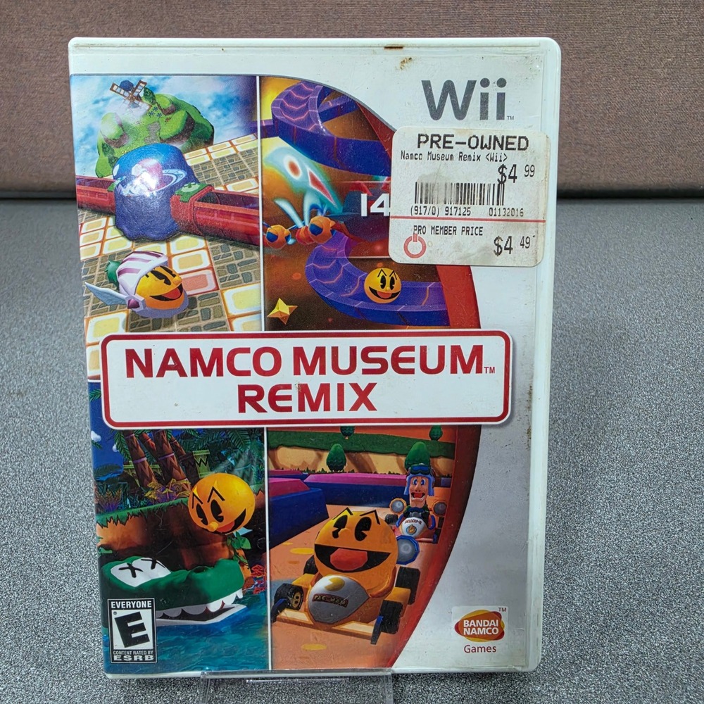 Namco Museum Remix Nintendo Wii Everyone White Good Arcade Classics Compilation